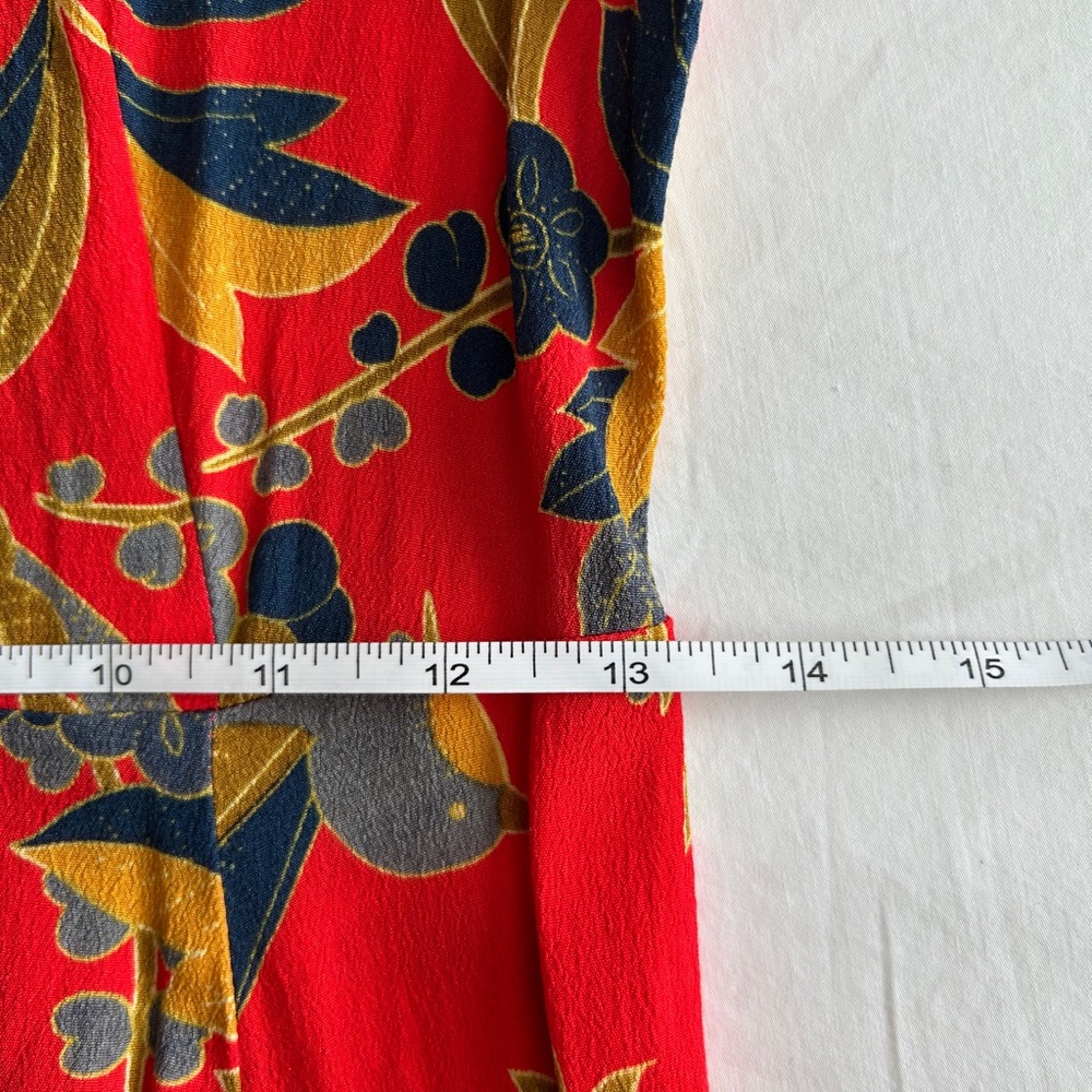 Sezane Vic Dress Midi Milanese Flower Print - Picture 8 of 10